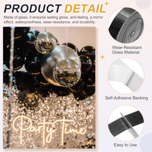 5x5mm Self Adhesive Mirrors Mosaic Tiles (8000 unidad)