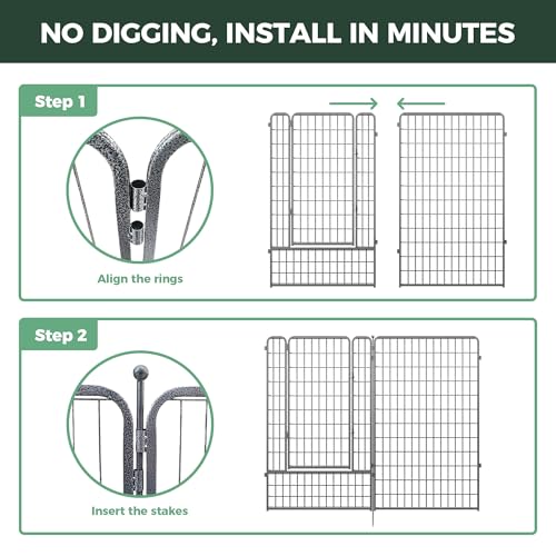 No Dig Garden Fence