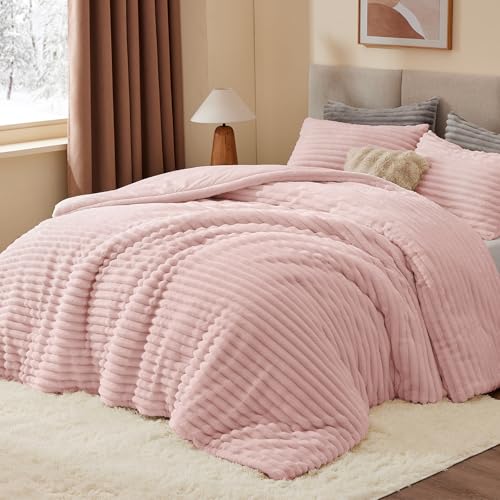 Fleece Oversized Queen Comforter Set