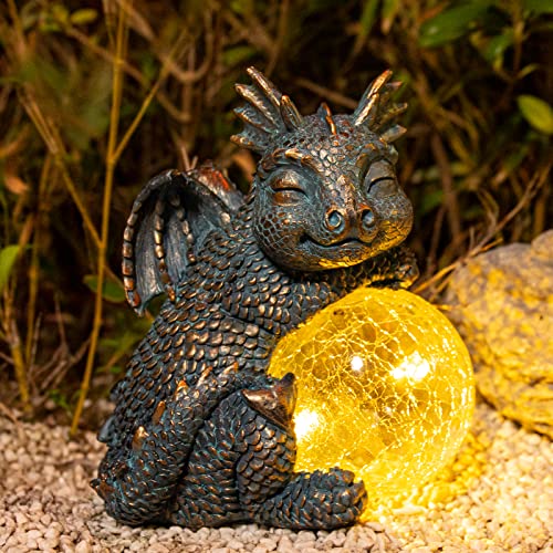 Solar Dragon Garden Statue