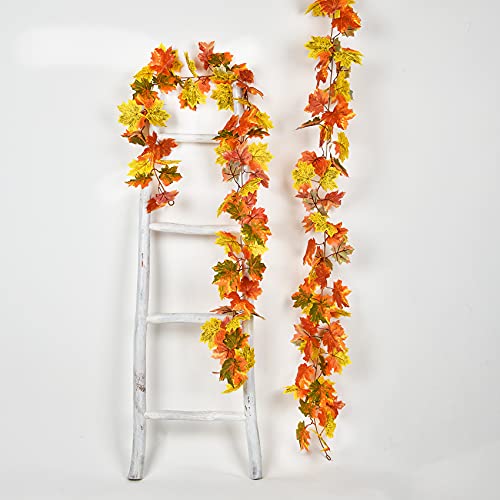 2 Pack Fall Garland Maple Leaf (11.8 Foot)