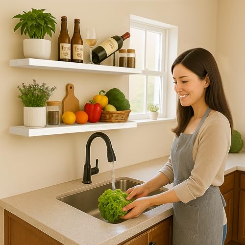 Floating Shelves for Wall 48 Inch Long (2 Count)