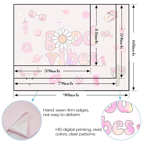Y2K Tapestry Pink Wall Tapestry