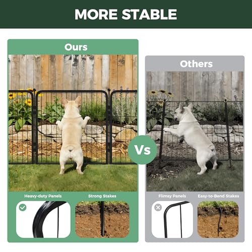 No Dig Garden Fence