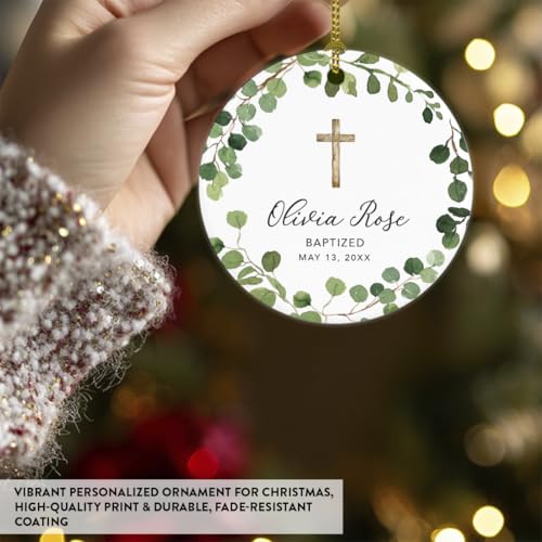 Personalized Baptism Ornament 2026