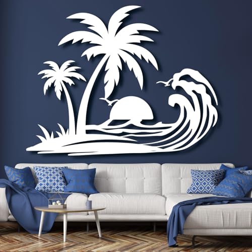 Palm Tree Metal Wall Art