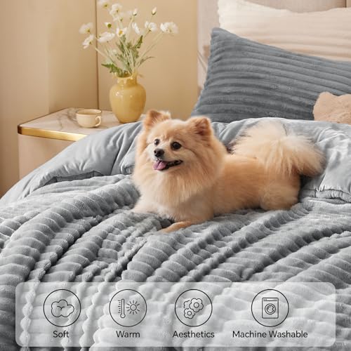 Fleece Full Comforter Set