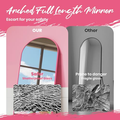 Anpark 19"x57"Arched Full Length Mirror
