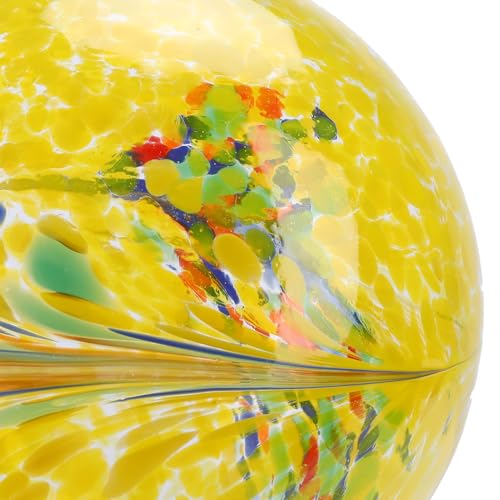 10" Gazing Ball Glass Reflective Garden Globe for Outdoor Decor