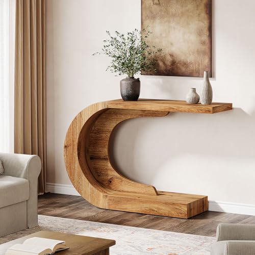 43.3" Mid Century Modern Console Table for Entryway