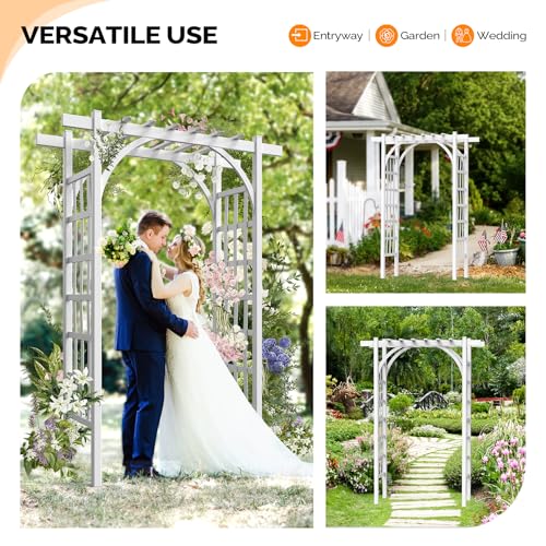 Garden Arbor PVC Wedding Arch for Ceremony Party
