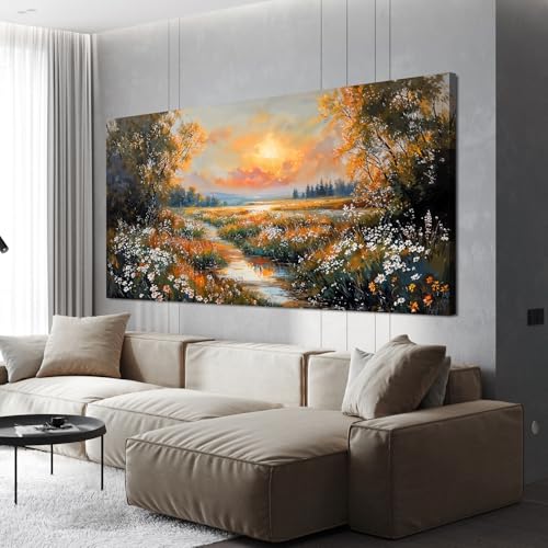 Nature Landscape Wall Art Prints for Living Room 20" X 40" Home Wall Decor