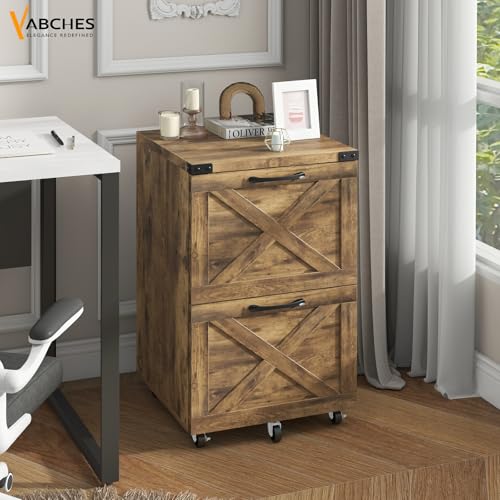 Farmhouse File Cabinet with 2 Drawers