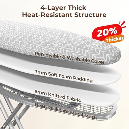 Ironing Board 43"x14" with Iron Rest