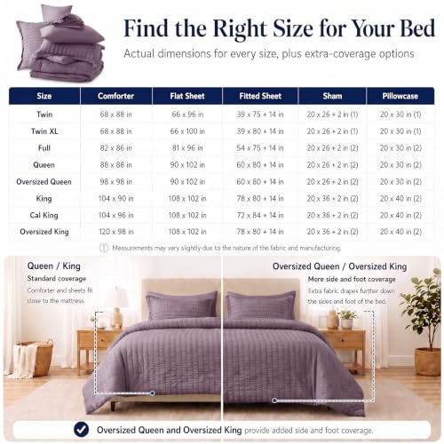 Oversized King Comforter Set 120x98 7