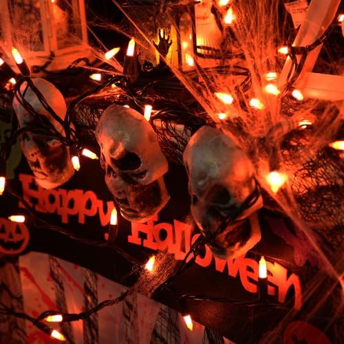 Orange Halloween Lights (75 Foot)