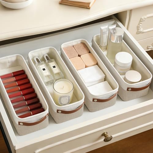 Small Fabric Storage Baskets (4 Count)