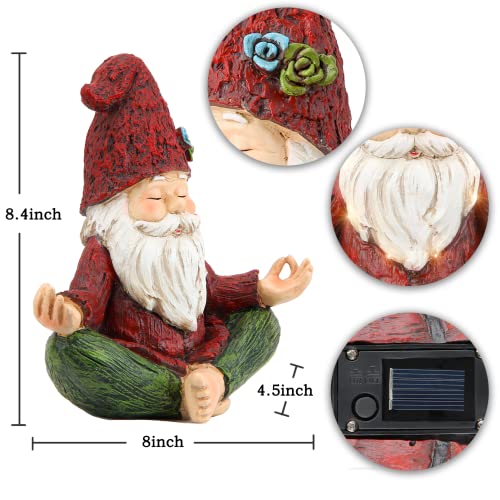 Garden Yoga Gnome Statue
