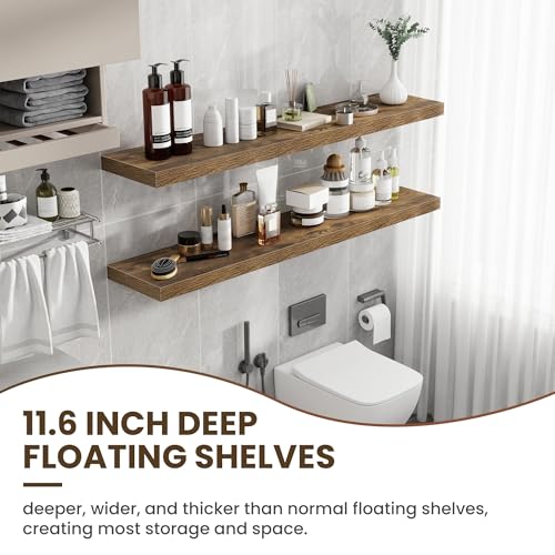 55 Inch Floating Shelves