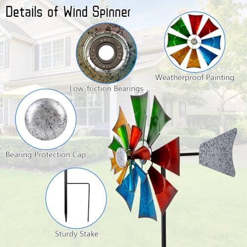Metal Wind Spinners Outdoor