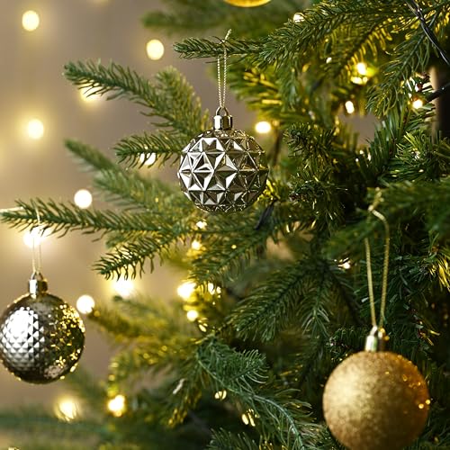 50ct Christmas Tree Decorations Ball Ornaments 2 Inches (50 Count)