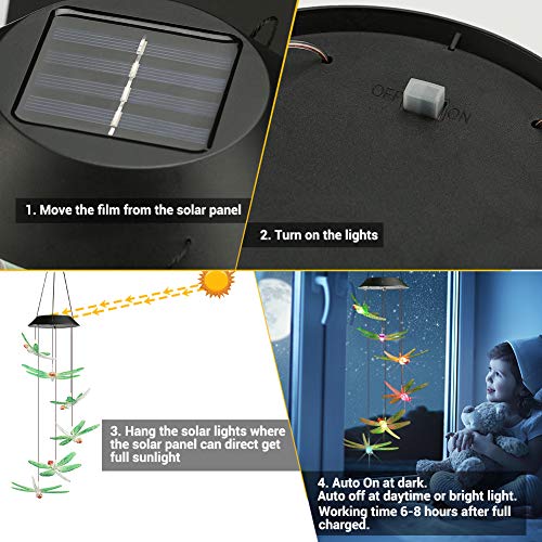 Solar Wind Chimes Outdoor