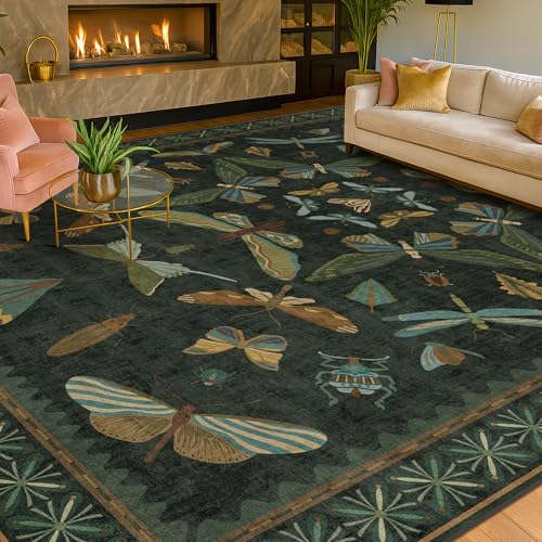 Green Living Room Rug (140 Sq Ft)