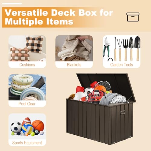 Domi 200 Gallon Deck Box