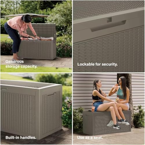 200 Gallon Resin Deck Box