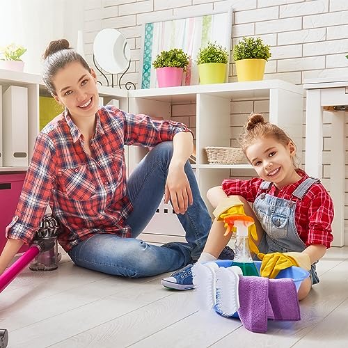 12 Pcs Scrub Brush Bulk for Cleaning with Handle
