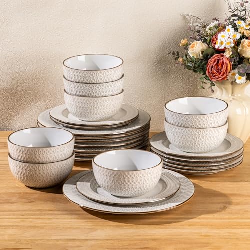 Ceramic Dinnerware Sets of 8 (24 Count)