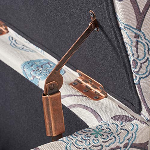 Breanna Fabric Storage Ottoman