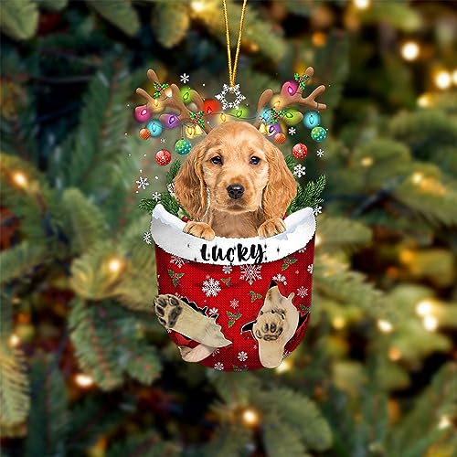 Golden Cocker Spaniel Dog Christmas Ornament