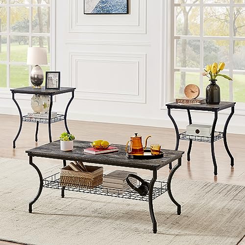 3 Pieces Living Room Table Sets (3 Count)
