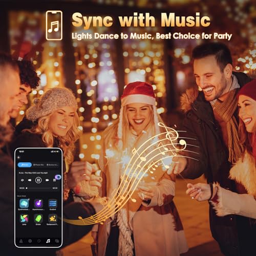 Smart Color Changing Christmas Halloween Tree Light String 66 FT 200 LED