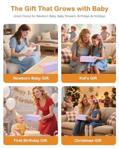 Growth Height Chart for Kids with Keepsake Box