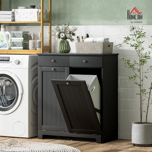 Laundry Cabinet with 2 Removable Baskets