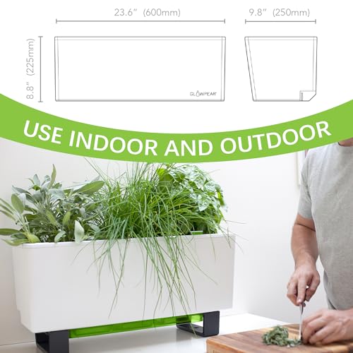 Self Watering Mini Bench Planter