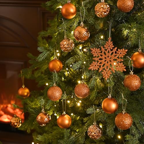 50ct Christmas Tree Decorations Ball Ornaments 2.36 Inches (50 Count)