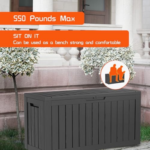 80 Gallon Resin Deck Box