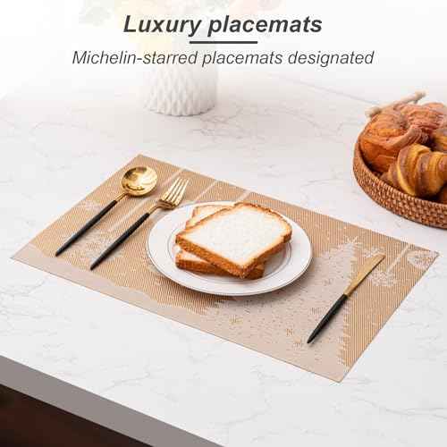 Placemats Set of 6 Washable Indoor (6 Count)