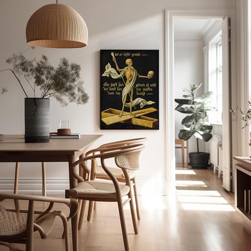 Vintage Allegory of Life and Death Poster