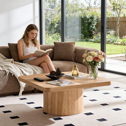 35.43” Wood Coffee Table