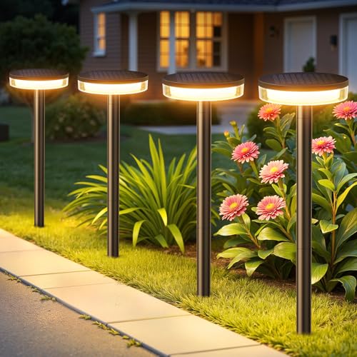 Solar Pathway Lights Outdoor (6 Count)