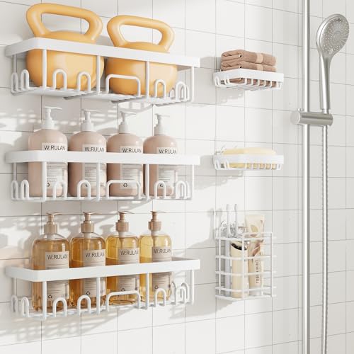 6 Pack Rustproof&Waterproof Shower Caddy (6 Count)
