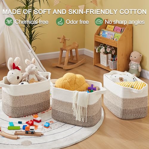 Storage Basket for Organizing 3 Pack (3 Count)
