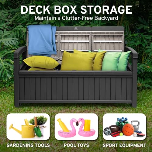 3 Seat Outdoor Storage Bench