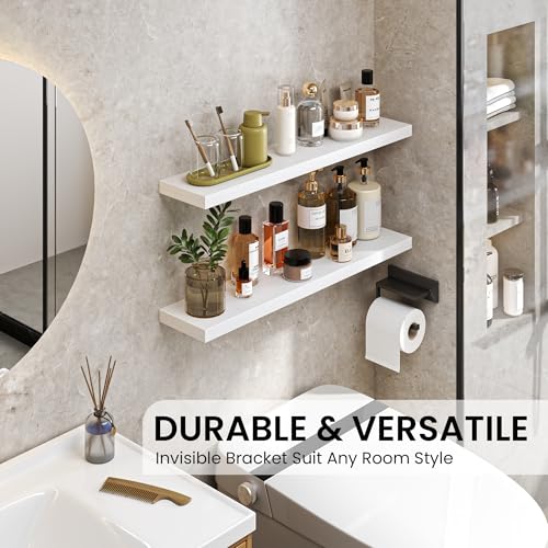 24 Inch Floating Shelves for Wall (2 Count)