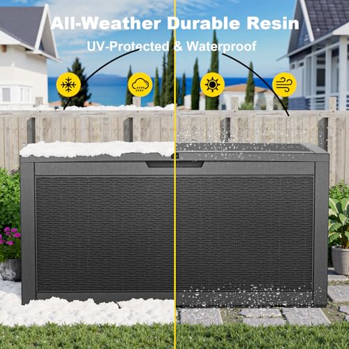 150 Gallon Resin Deck Box
