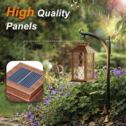 Solar Lanterns Outdoor Waterproof (2 Count)